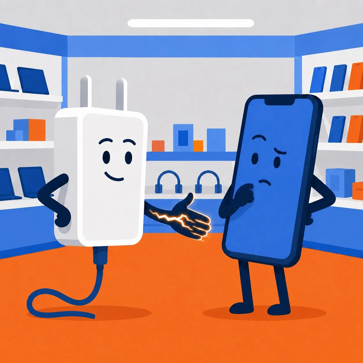 📱Чем рискует смартфон с «неродной» зарядкой