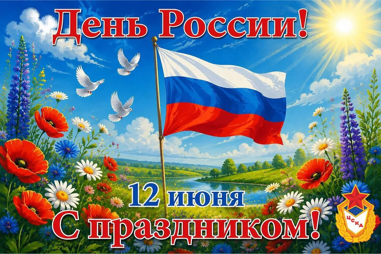 ЦСКА поздравляет с Днём России

Сегодня важный государственный праздник, который стал символом нацио