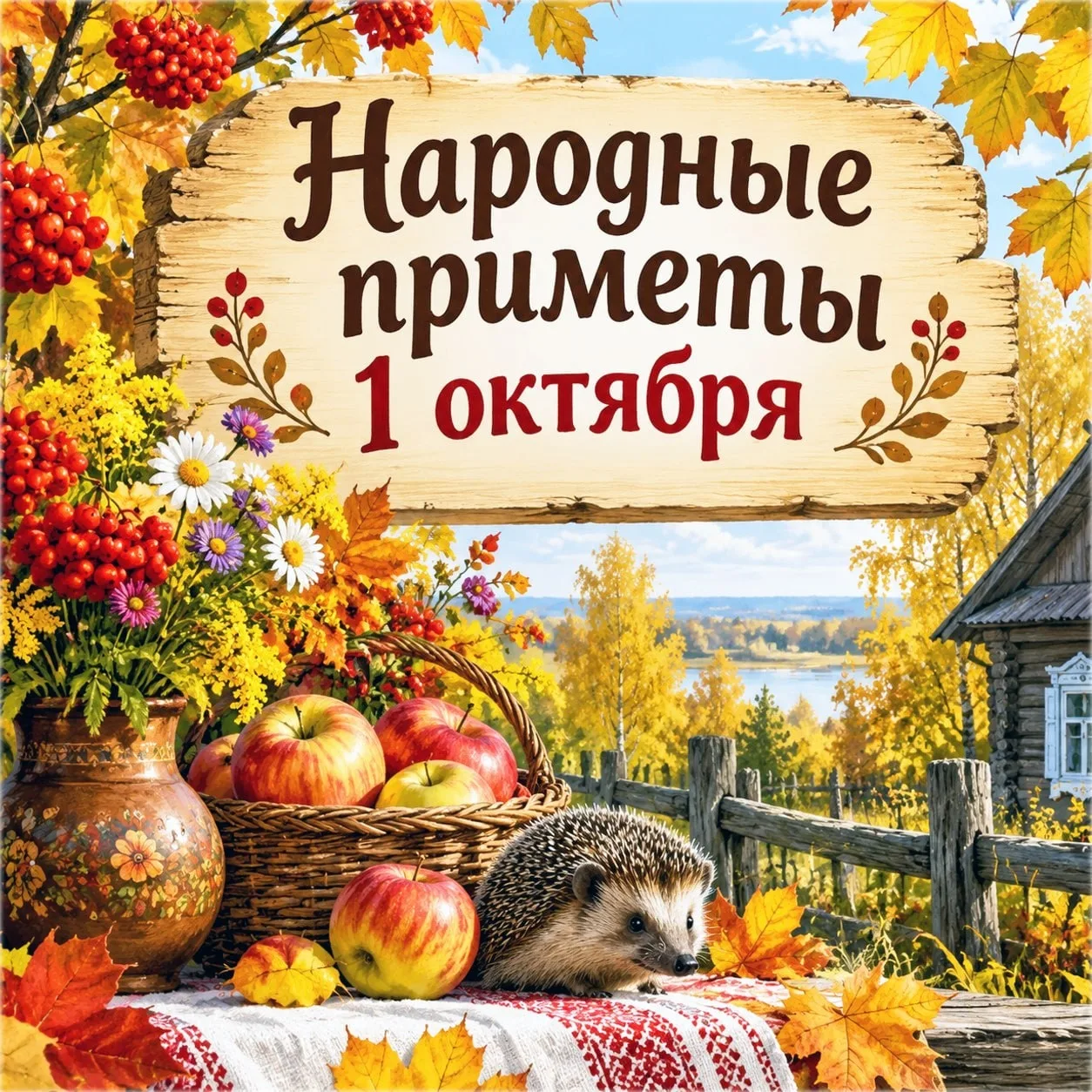 🌿 1 октября — Арина Шиповница: народные приметы 🌿
