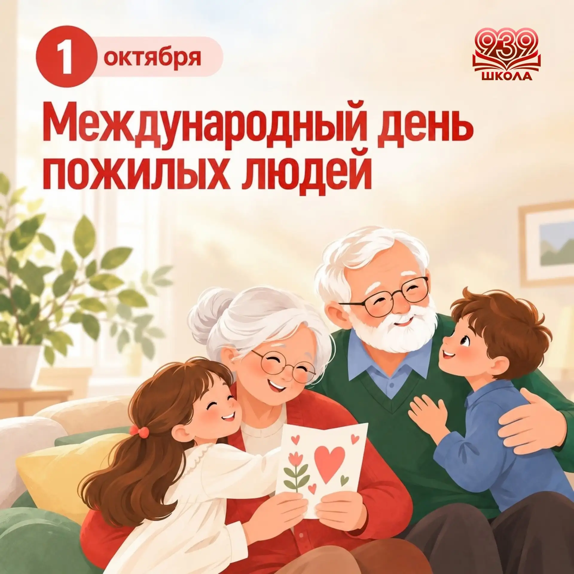 С Международным днём пожилых людей!❤️