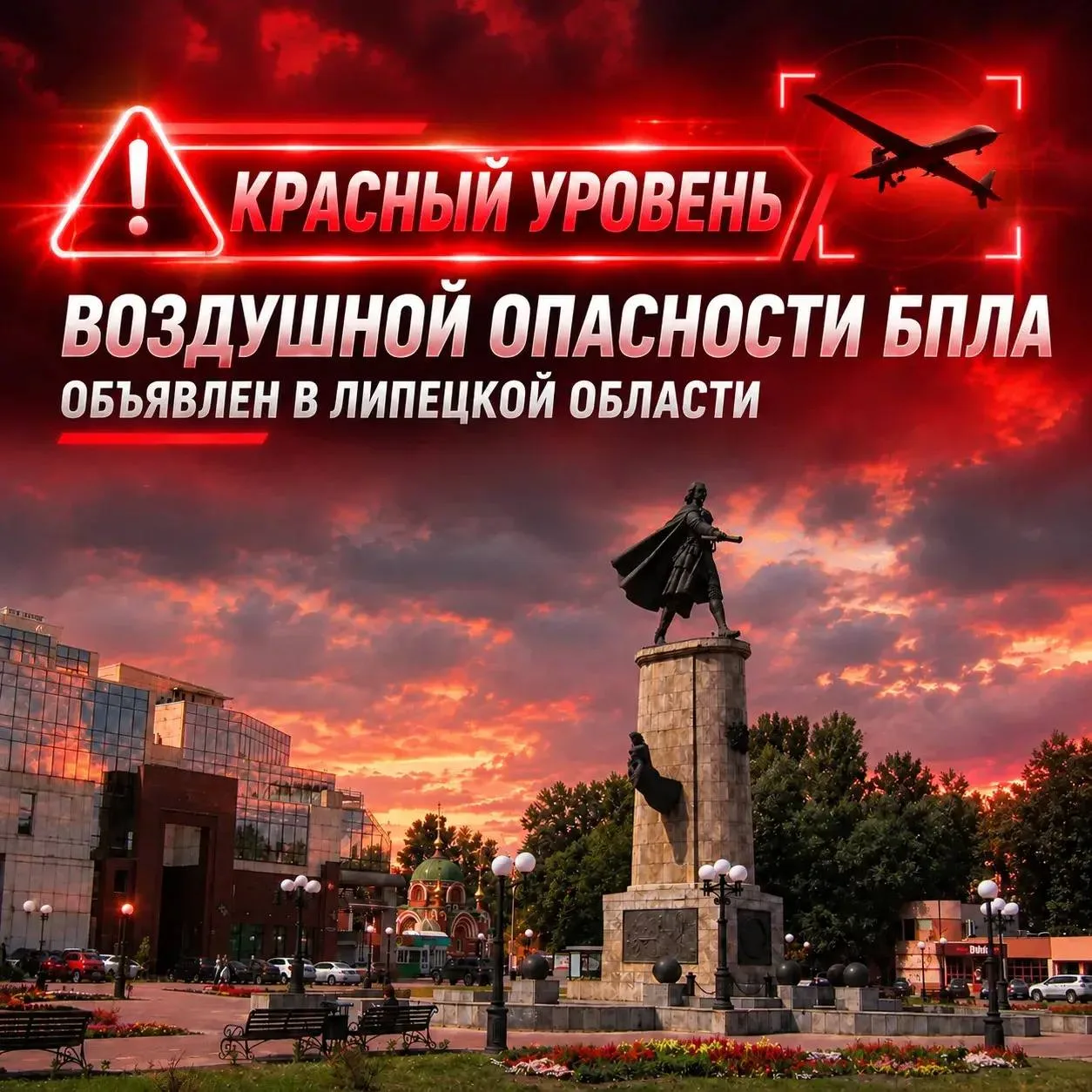 🚨 Сирены воют в Липецке и по всей области!