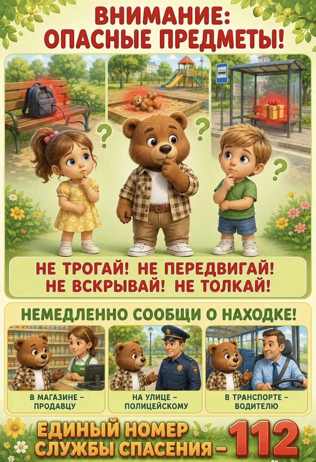 ✅ Важно! Научите ребенка правилу «Чужой предмет — не игрушка»