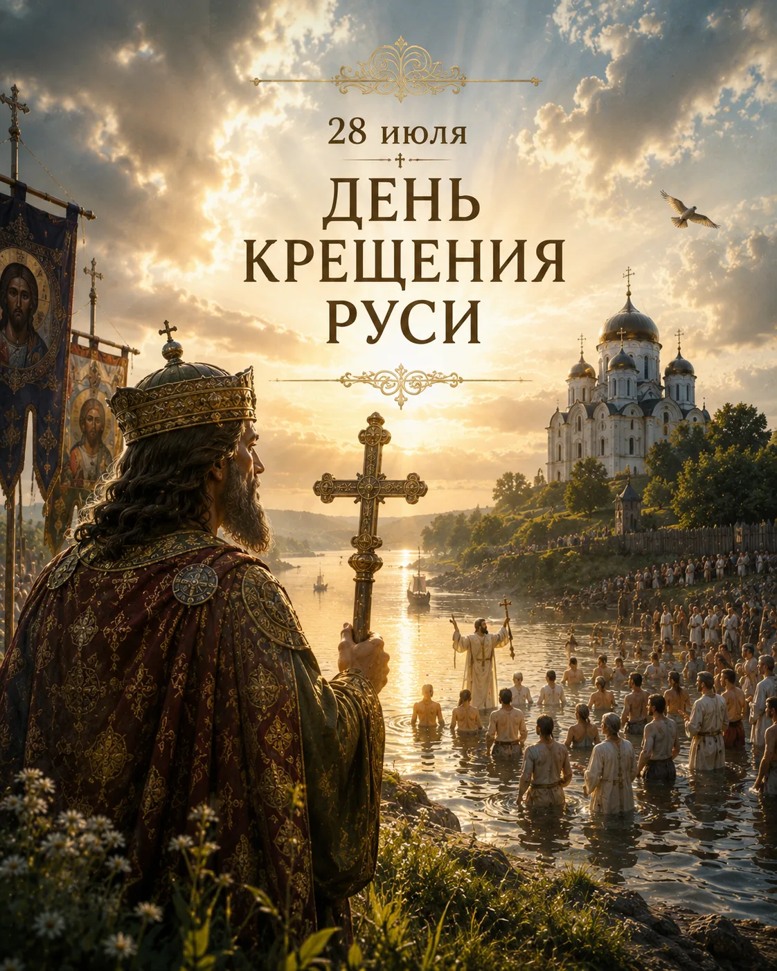 28 июля — День Крещения Руси

Сегодня Православная Церковь вспоминает святого равноапостольного княз