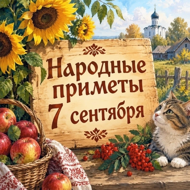 🌿 7 сентября — Народные приметы 🌿