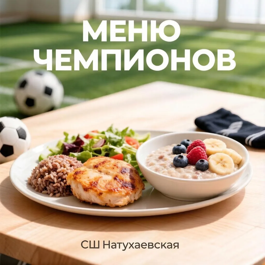 🥗 Что едят чемпионы? Раскрываем секреты нашего меню!