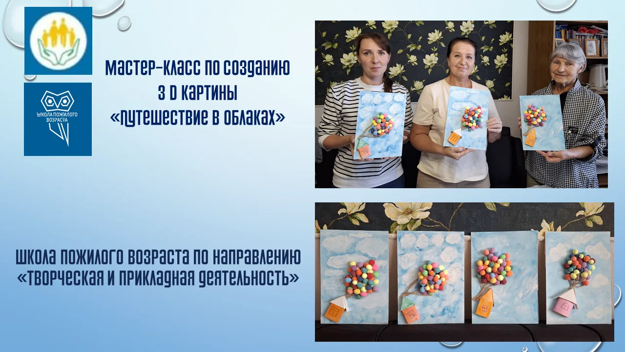 Картина 3Д «Путешествие в облаках»
