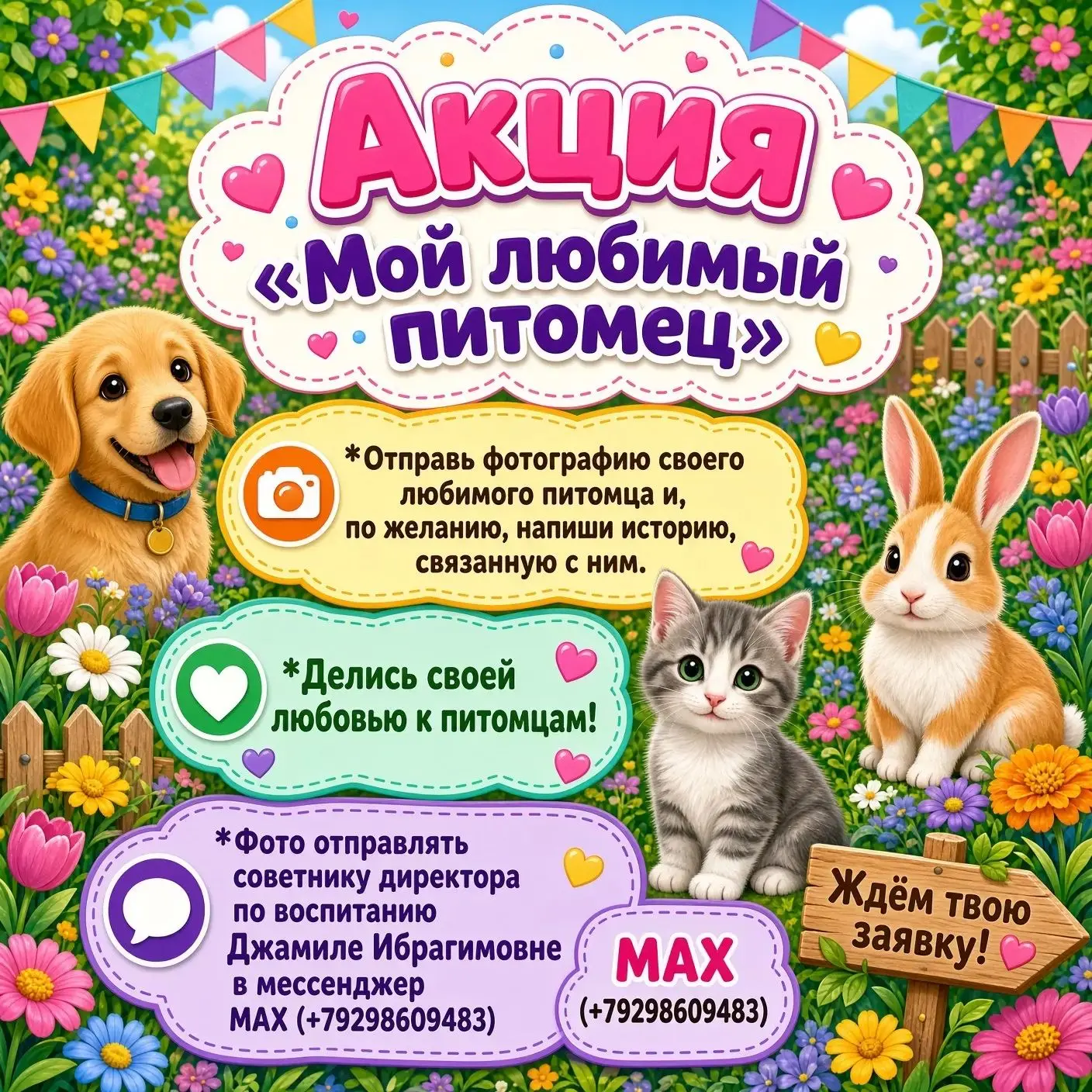 🐾 4 октября — Всемирный день защиты животных! 🐾