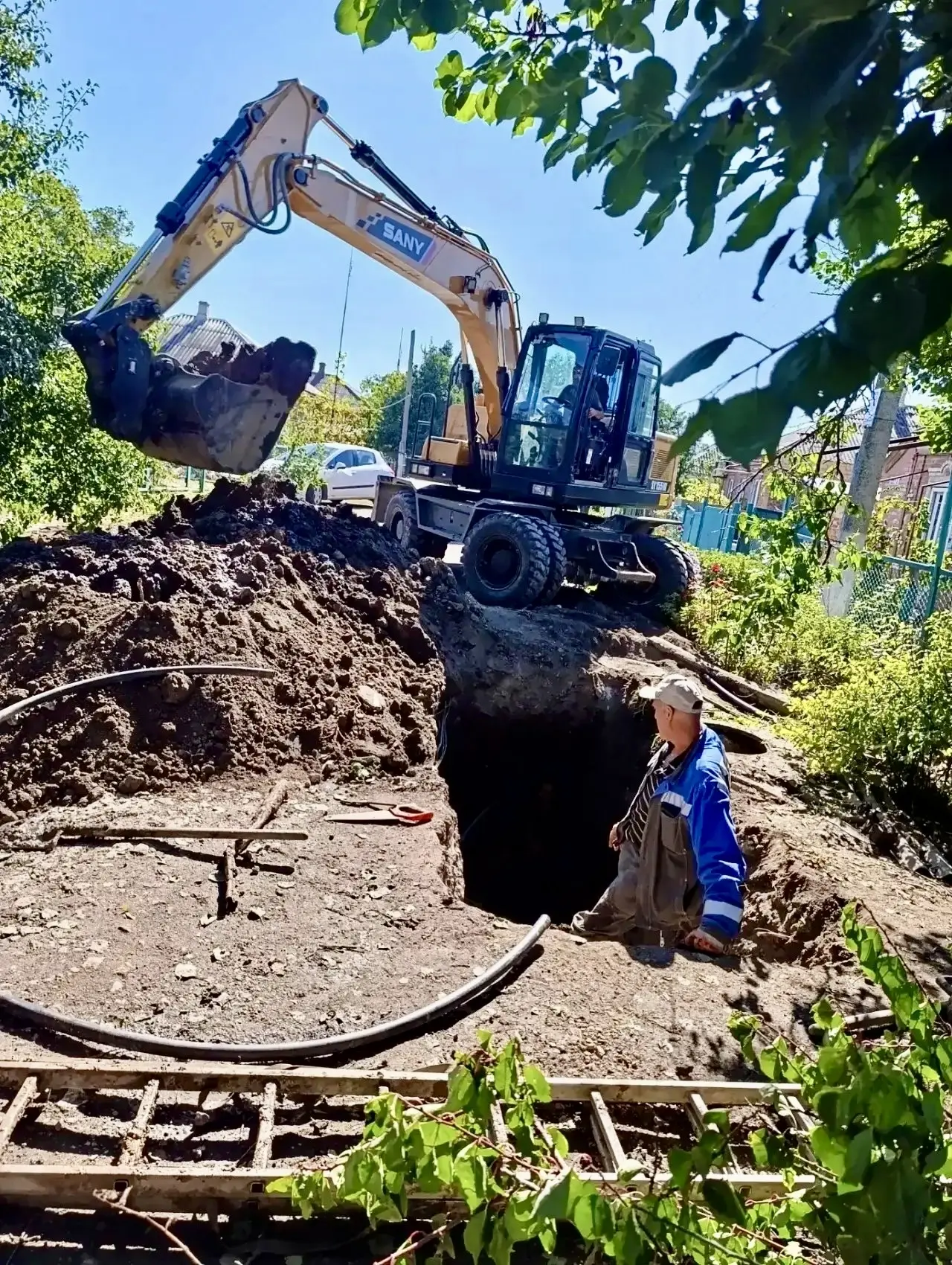 Мособлводоканал заменил насосные агрегаты на скважинах в селах Маркино и Саханка ДНР