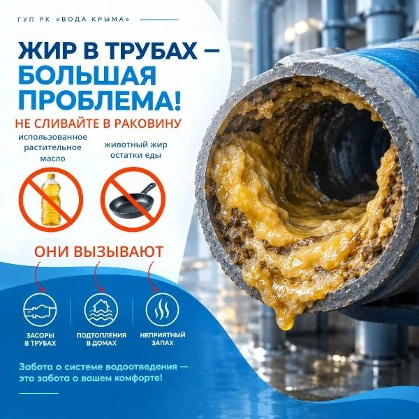 Система водоотведения — не мусорное ведро!