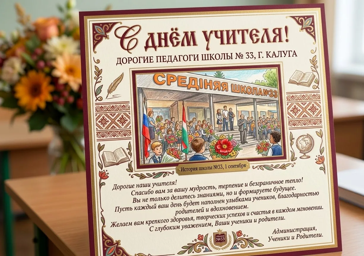 Дорогие коллеги, уважаемые педагоги нашей 33-й школы!