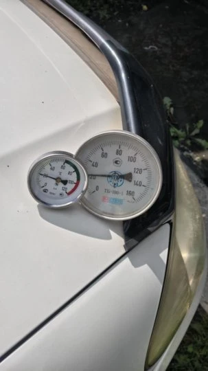 Термометр биметаллический , диапазон  от 0 до +120° С и от 0 до +160 С Цена 600 руб.за ...