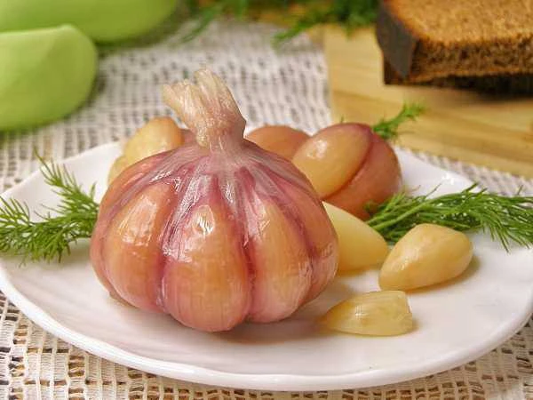 СОЛЁНЫЙ ЧЕСНОК КАК НА РЫНКЕ (НА ЗИМУ)