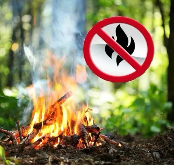🔥Не разжигай открытый огонь в жару‼️