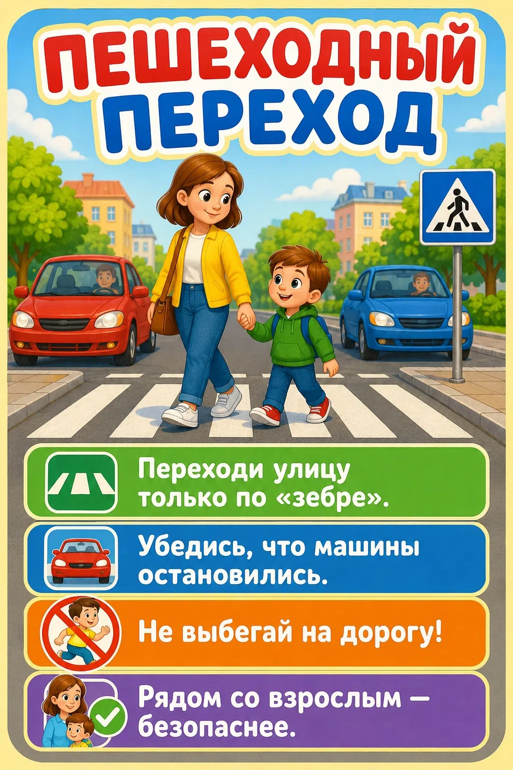 🚦 Дорожная азбука: учим правила безопасности легко и весело! 🚗✨
