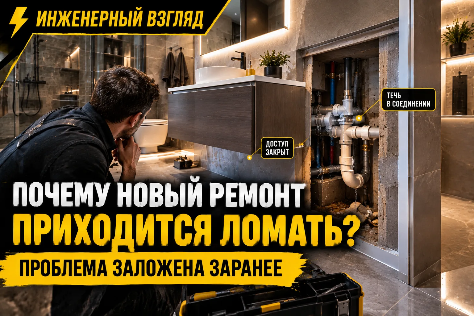 🛁 Почему новый ремонт иногда приходится ломать?