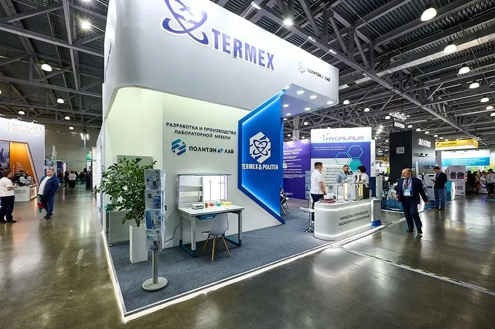 Застройка для компании Termex на выставке «Аналитика-2026» в Крокус-экспо