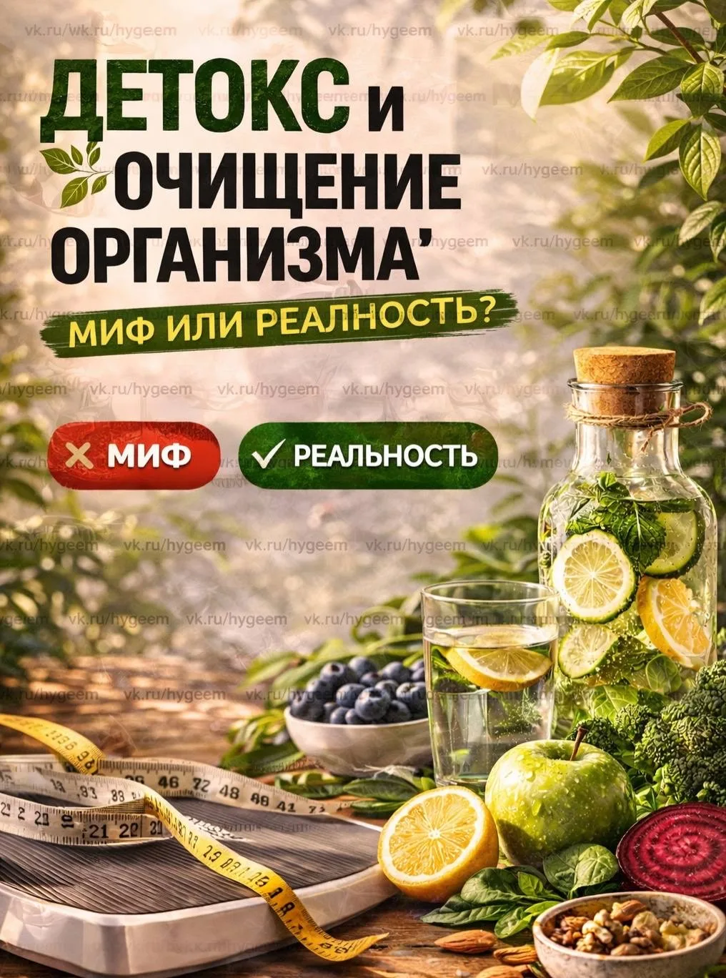 🚫 ДЕТОКС И “ОЧИЩЕНИЕ ОРГАНИЗМА” - ПРАВДА, КОТОРУЮ СКРЫВАЮТ

📌Каждый год появляются новые «детокс-п