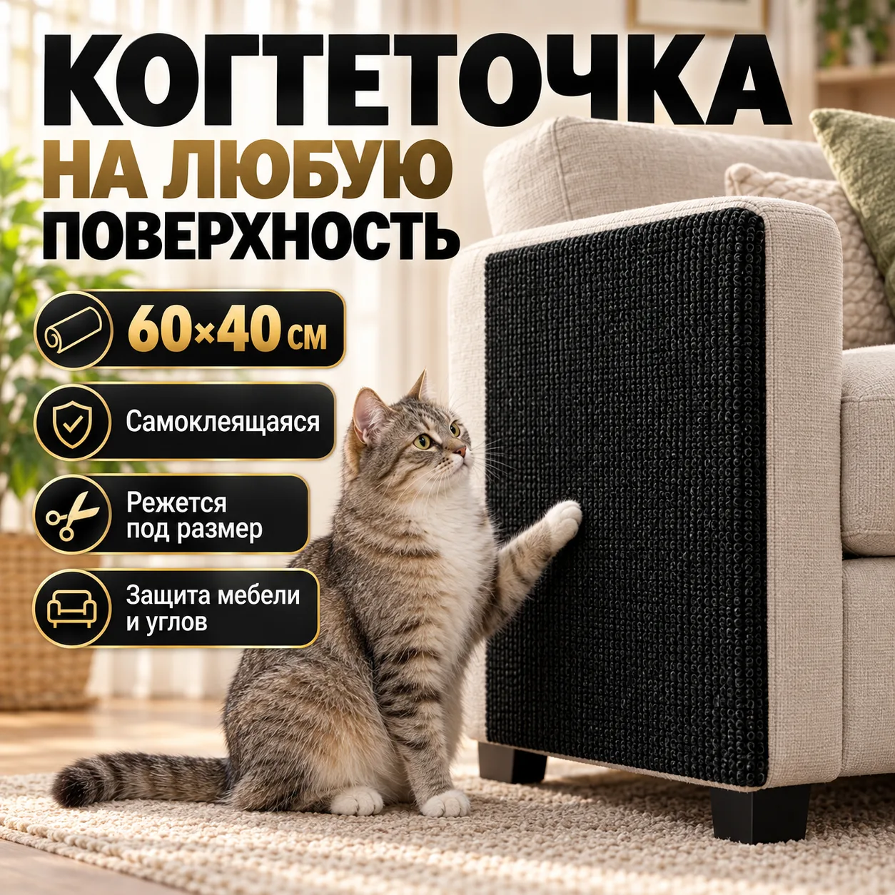 Когтеточка самоклеющаяся 😼