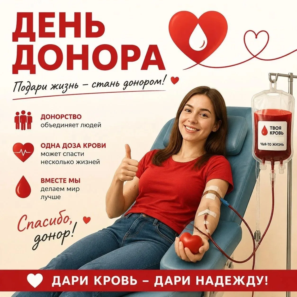 В ГБУЗ СК «Степновская районная больница» прошёл День донора!