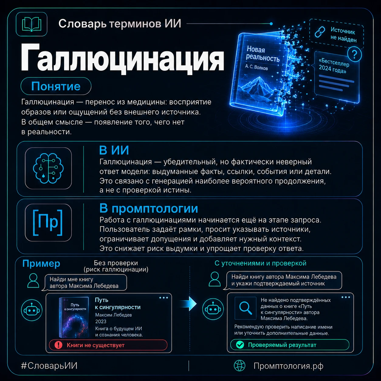 Словарь ИИ 🔺 галлюцинация🔻