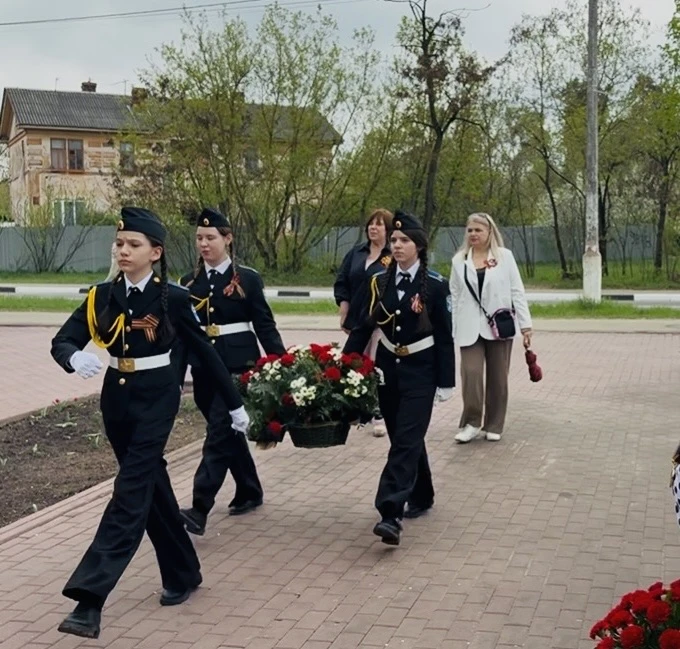 🇷🇺 Сегодня, в преддверии великого праздника – Дня Победы, делегация нашей школы стала участниками во