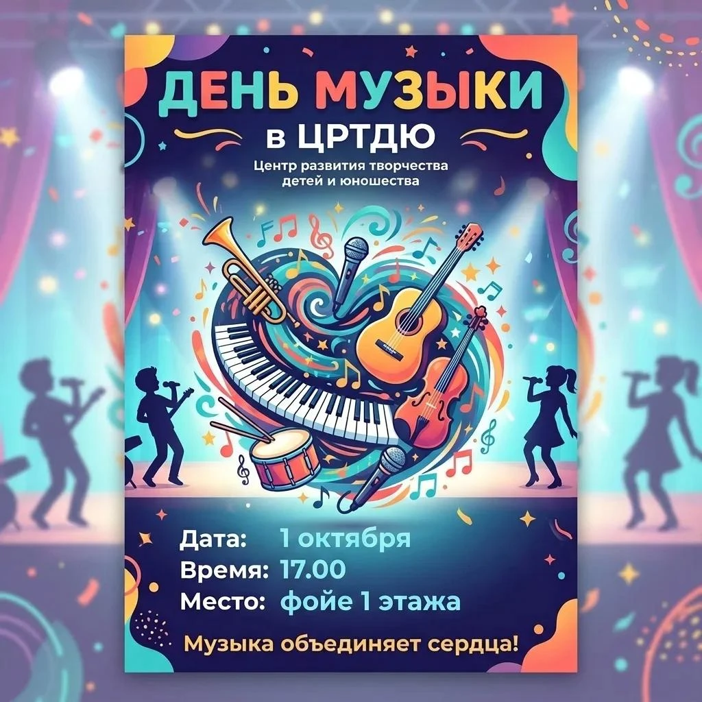 🎉 Отмечаем Международный день музыки вместе! 🎉
