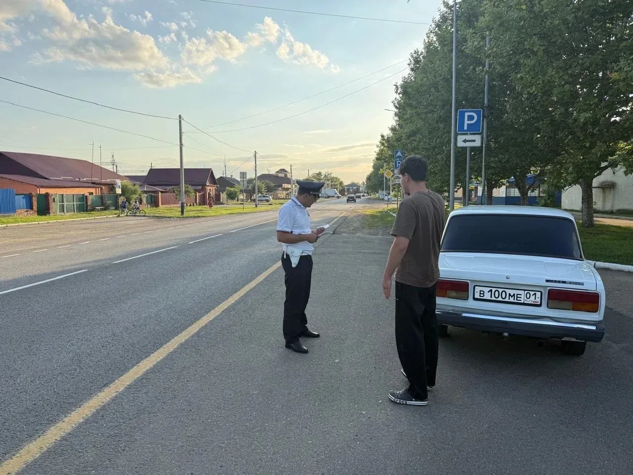 Сотрудники Госавтоинспекции Кошехабльского района провели целевое профилактическое мероприятие под н