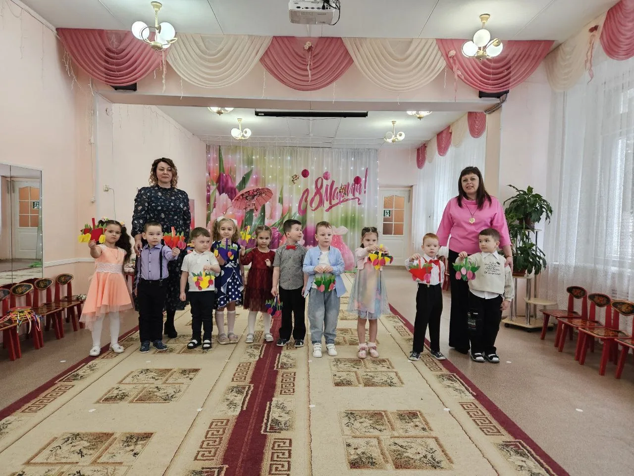 🌼 8 Марта в детском саду – это не просто праздник, это волшебное время, наполненное радостью, любов