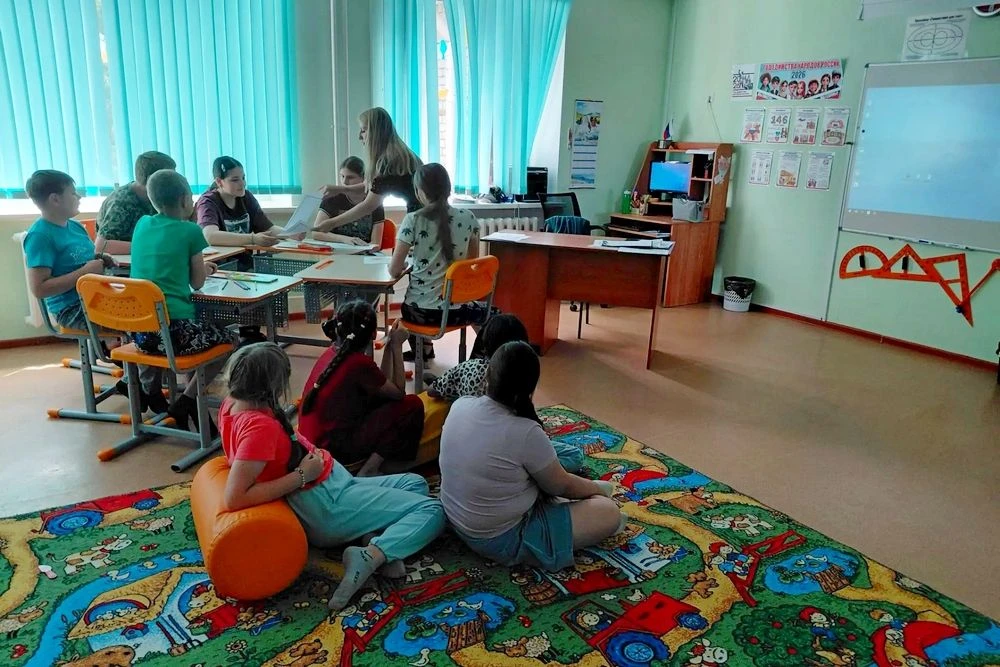 15 июня в Усовской школе специалист Центра социального обслуживания населения «Виктория» Виктория Ив