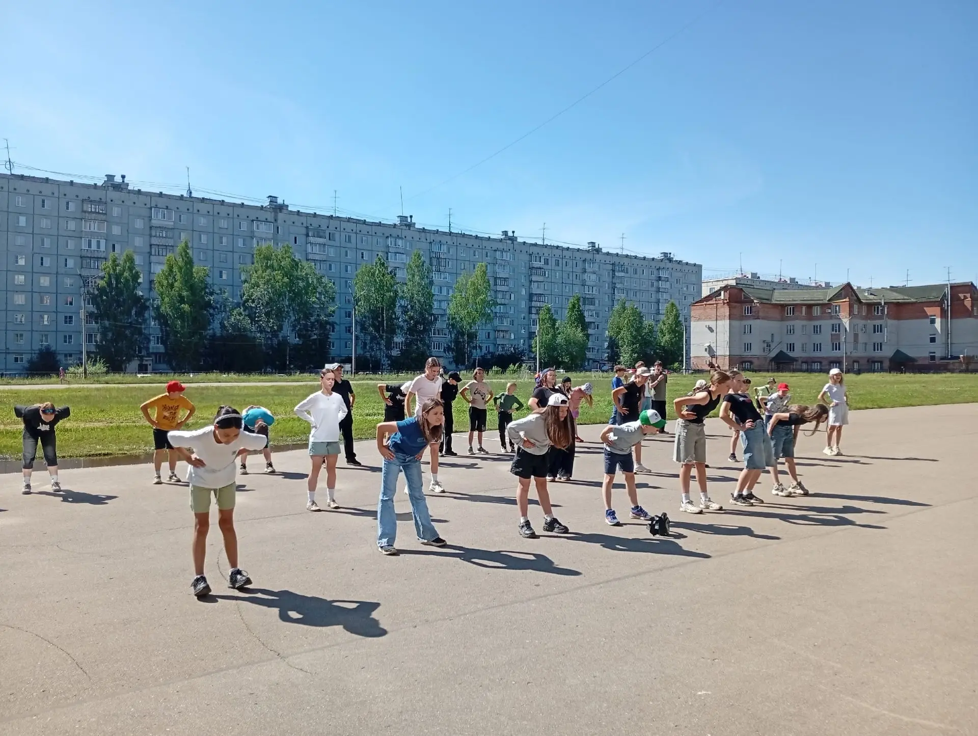 Вчера прошел восьмой день нашего лагеря. Он был полон энергии и спортивных достижений!