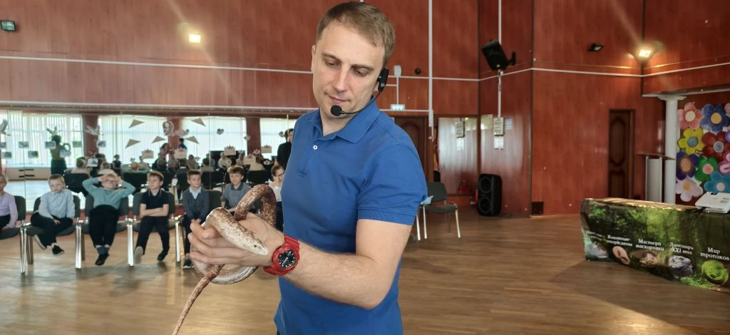 ИНТЕРАКТИВНЫЕ ЗАНЯТИЯ  🦎 Для учеников нашей школы прошла увлекательная интерактивная программа «Чуде