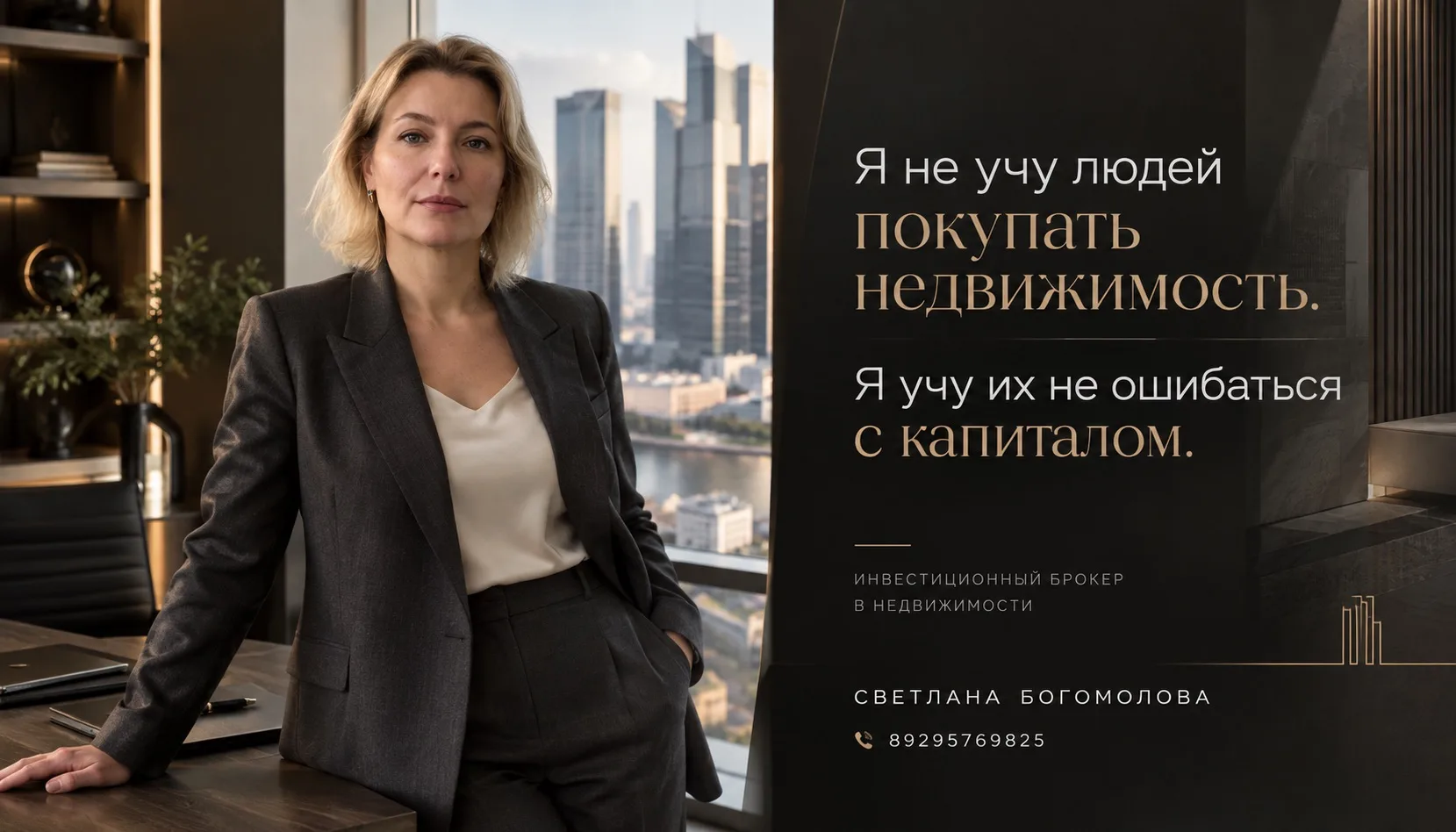 Я не учу людей покупать недвижимость. Я учу их не ошибаться с капиталом.