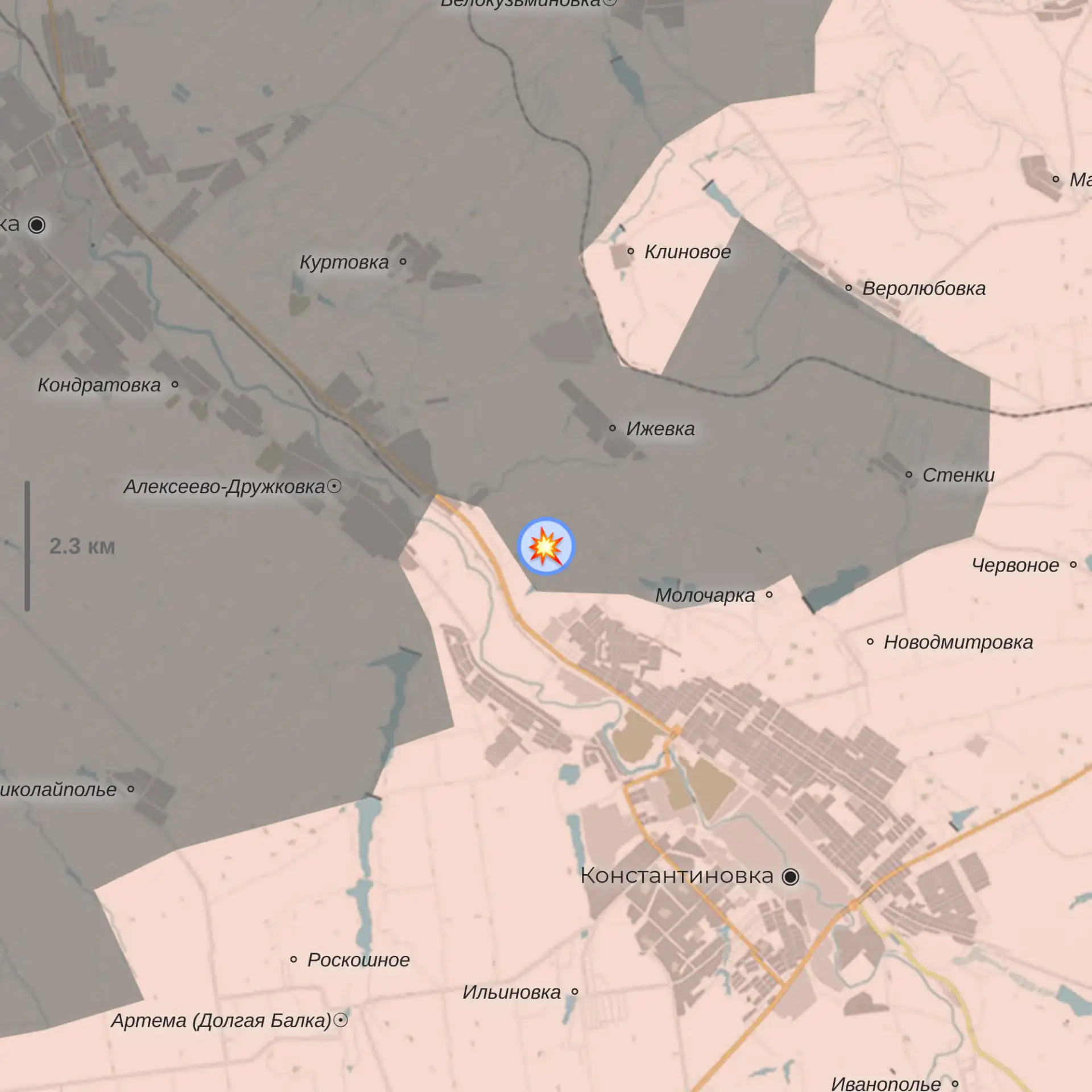 На окраине Константиновки нейтрализовано пять групп диверсантов.

Карта СВО