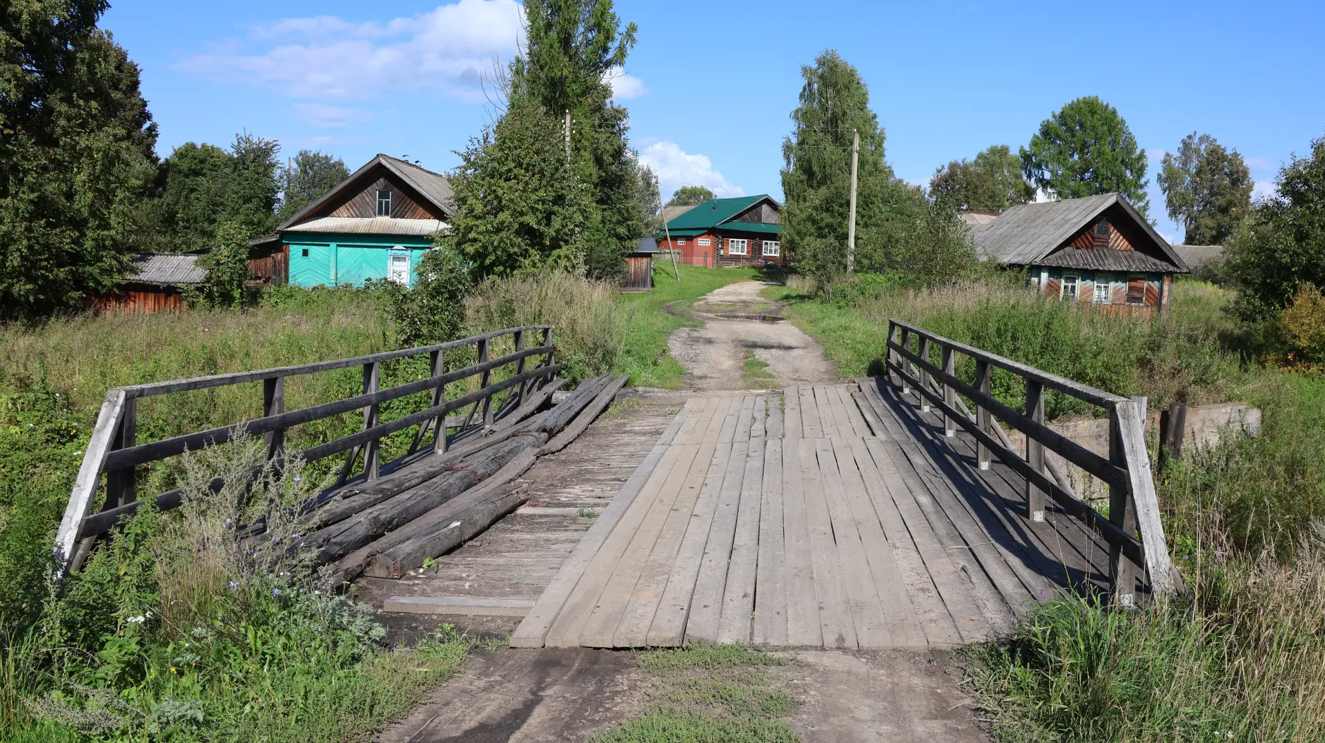 Ремонт моста в д.Вая