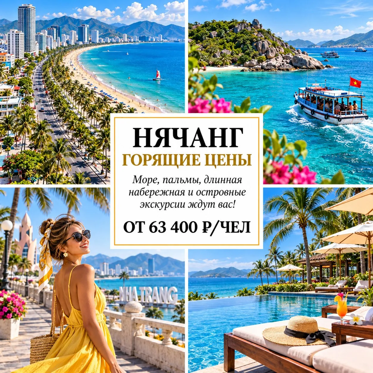 🔥 ОТ 63 400 Р/ЧЕЛ — НЯЧАНГ: ГОРЯЩИЕ ЦЕНЫ НА ОКТЯБРЬ! 🇻🇳