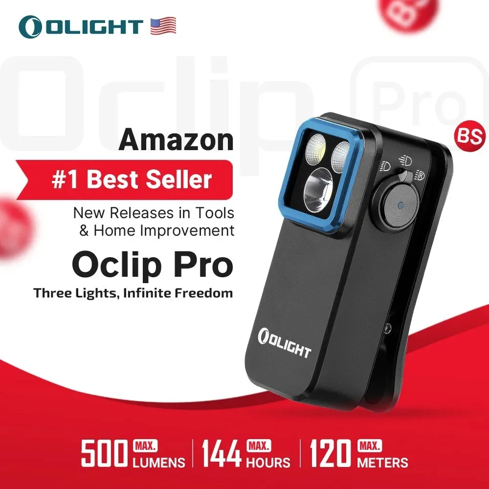 🛒 Фонарь-прожектор Olight Oclip Pro (из-за рубежа)