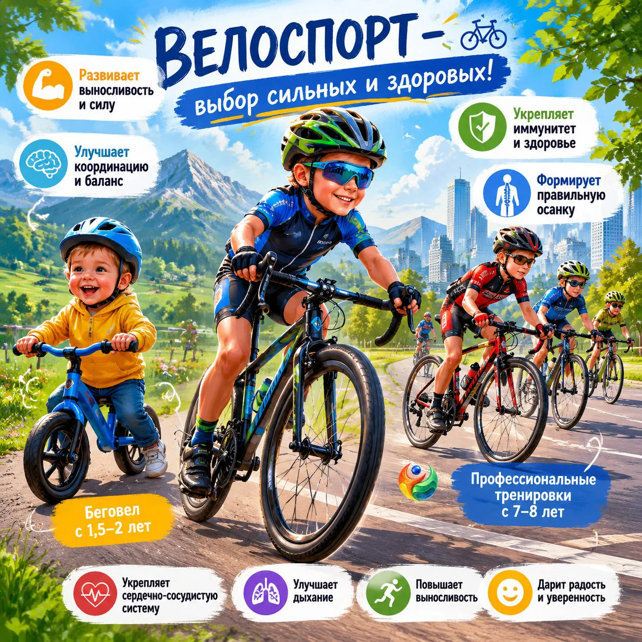 ‼ Советы от спортивного психолога Ляйсан Тауатовны🚴‍♂

🚴‍♂Велоспорт — это не только отличный спосо