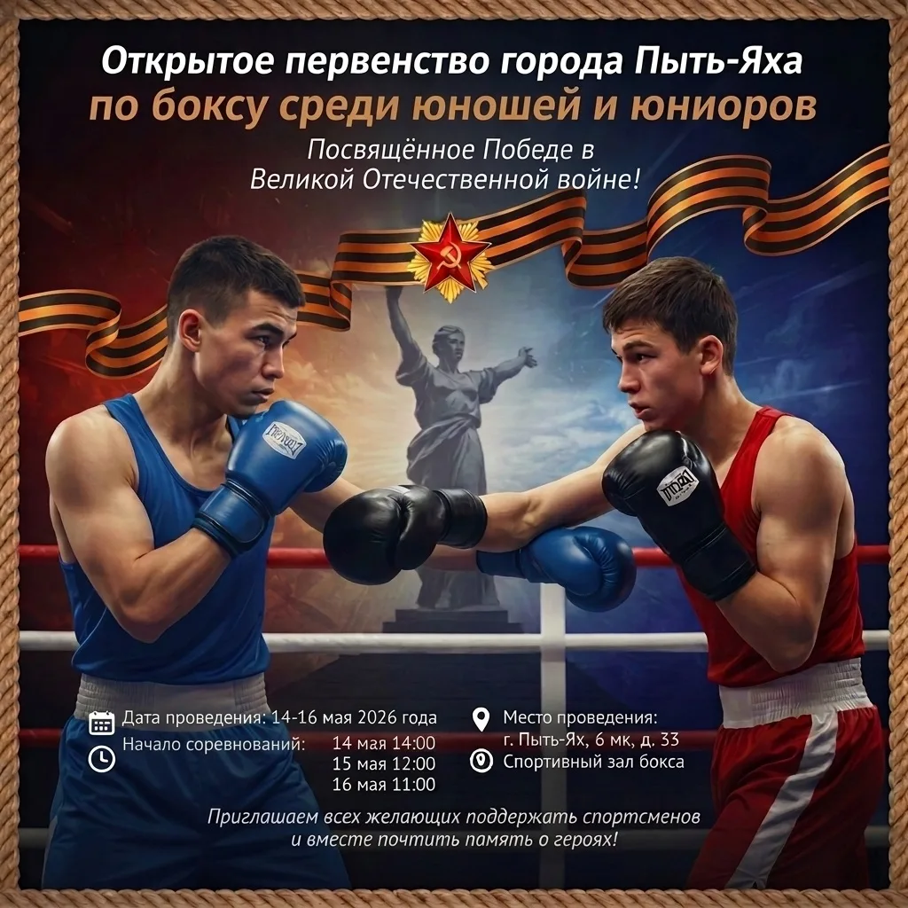 🥊 Открытое первенство города Пыть‑Яха по боксу! 🥊