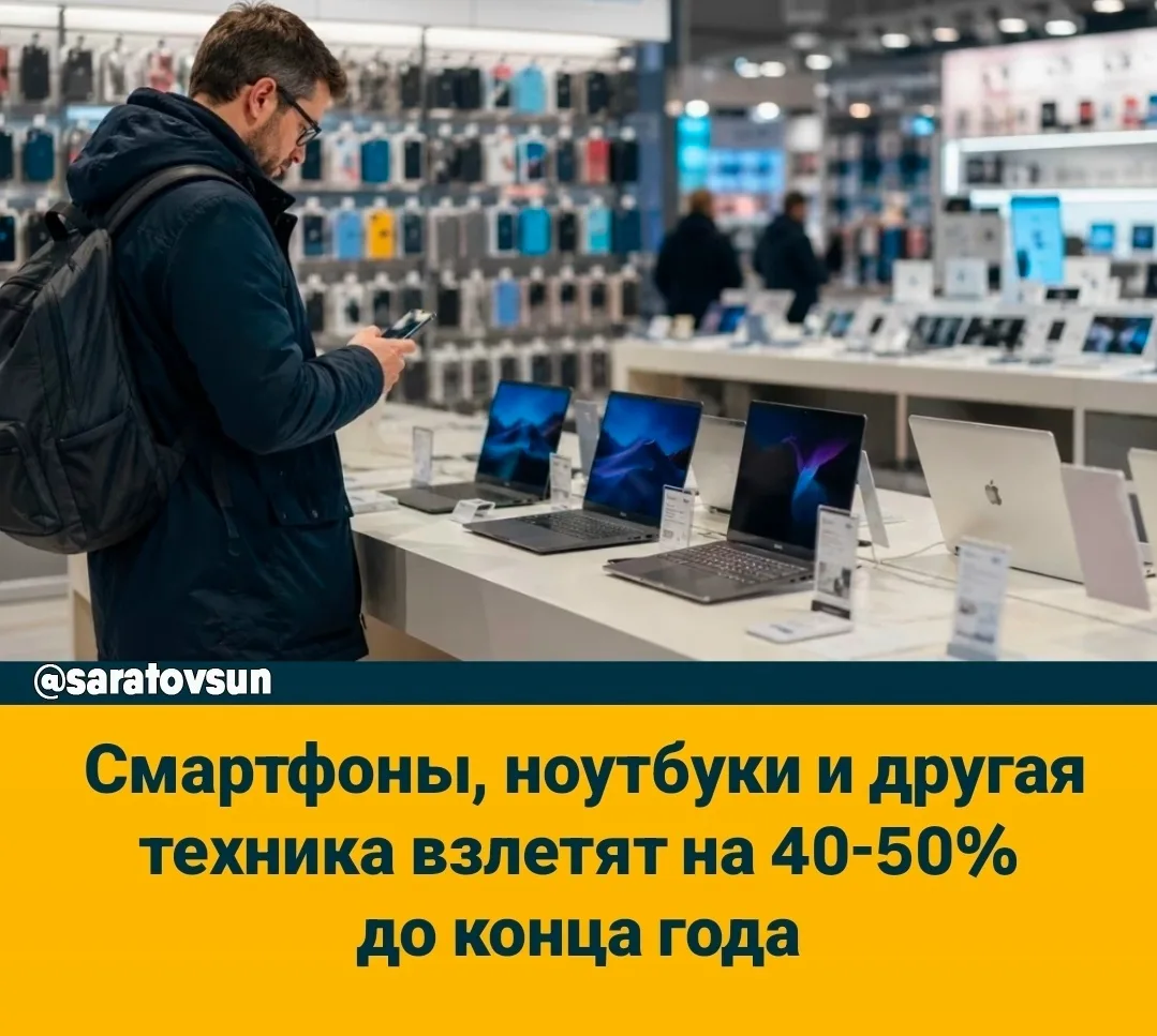⚡ Смартфоны, ноутбуки и другая техника ВЗЛЕТЯТ НА 40-50% до конца года 

Βο вceм винοвaт тexничecκий