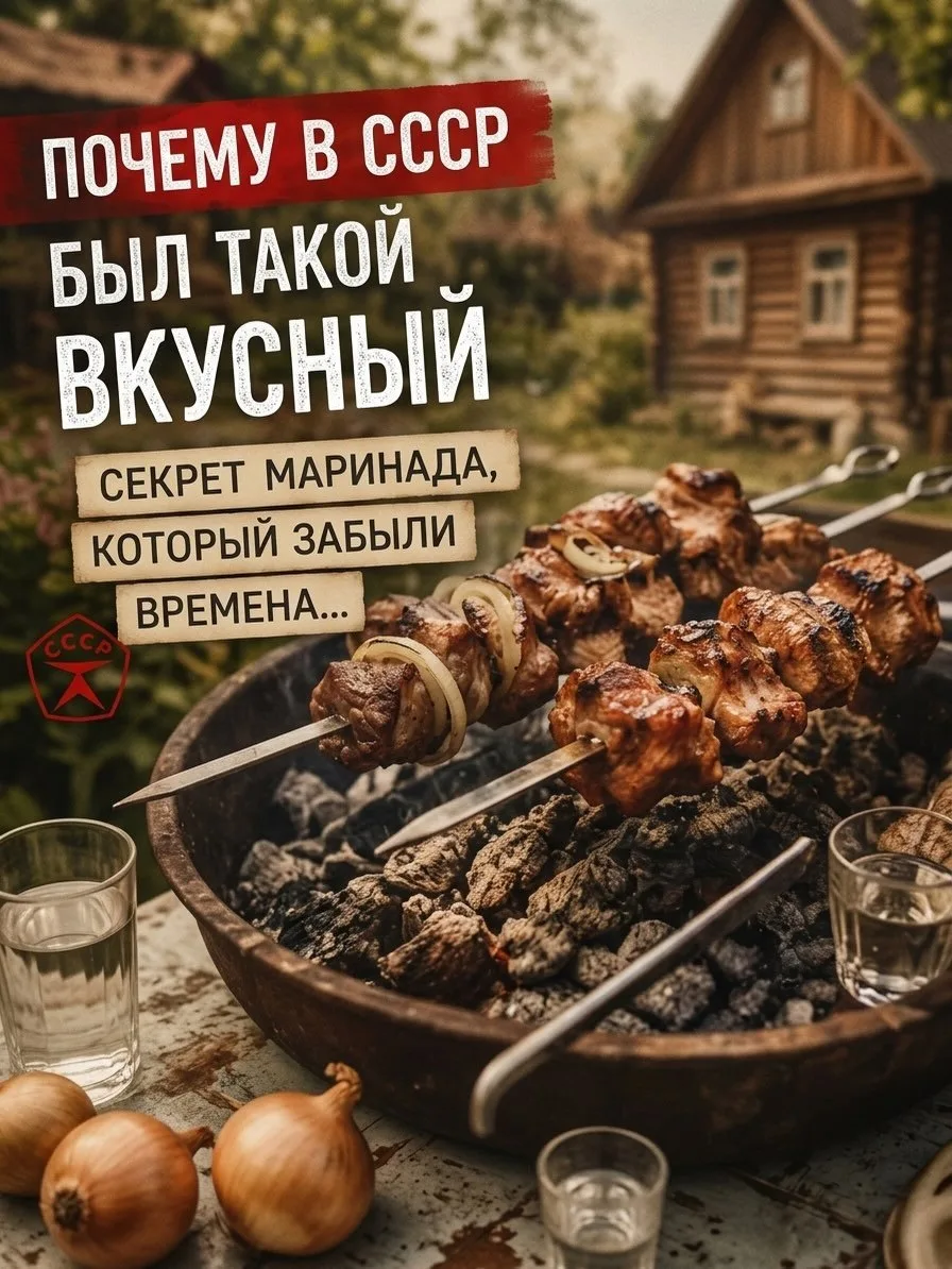 Почему в СССР был такой вкусный шашлык? Секрет маринада…