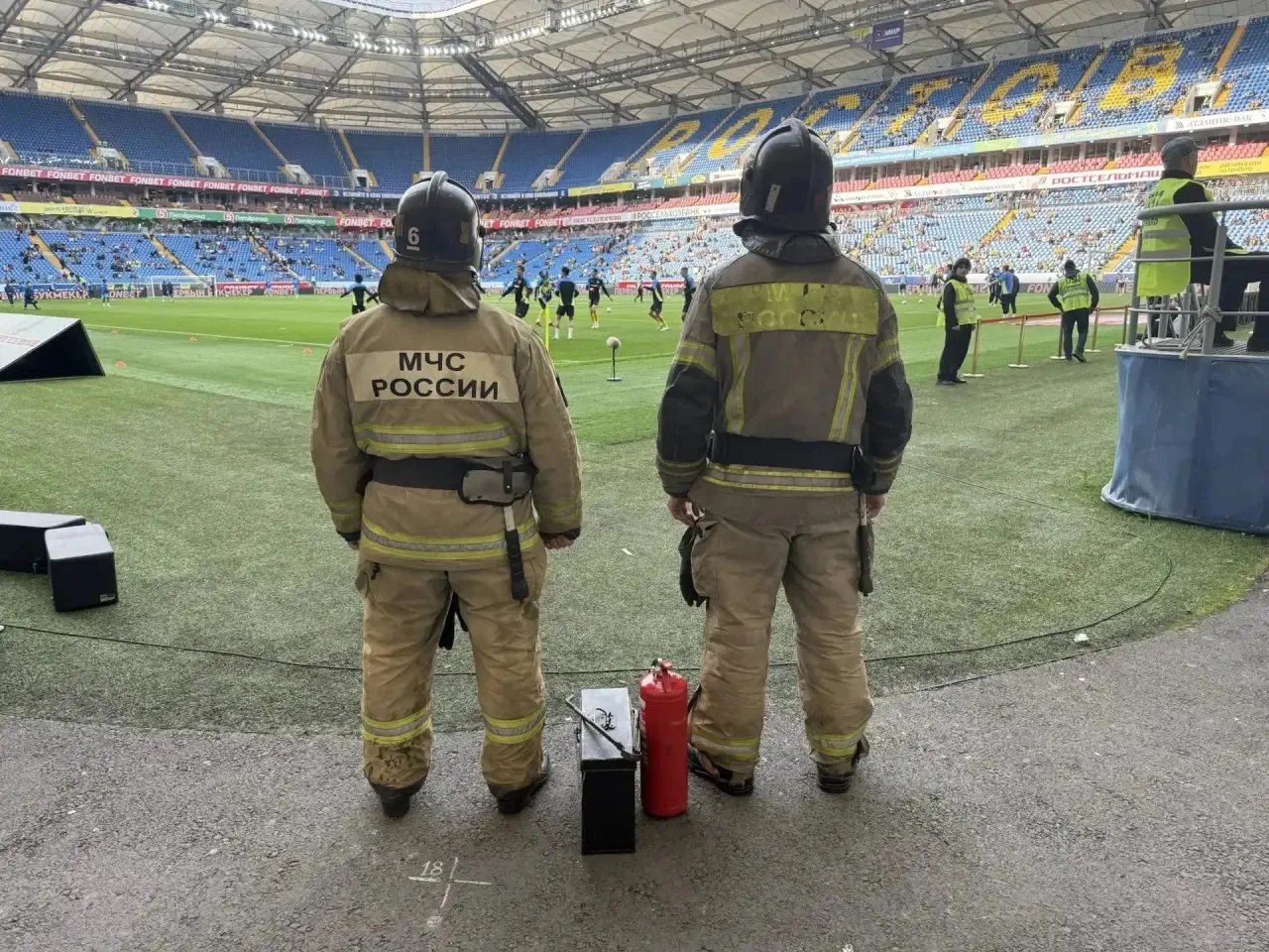 ⚽Приветствуем всех любителей спорта! Обеспечиваем безопасность матча Ростов – Зенит в рамках турнира
