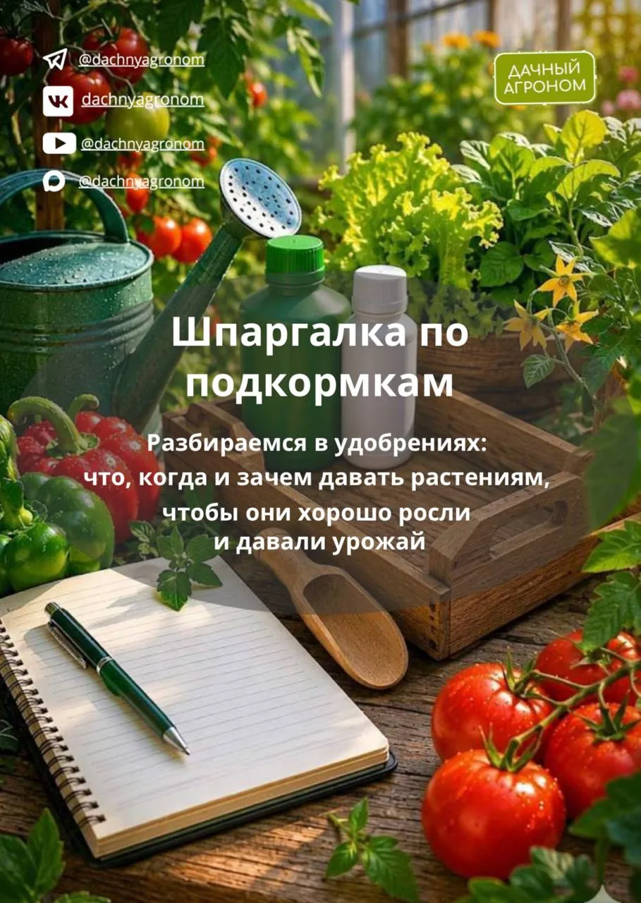 ЧЕМ ПОДКОРМИТЬ СЕЙЧАС? Шпаргалка, которая убережет от лишних подкормок 🌱