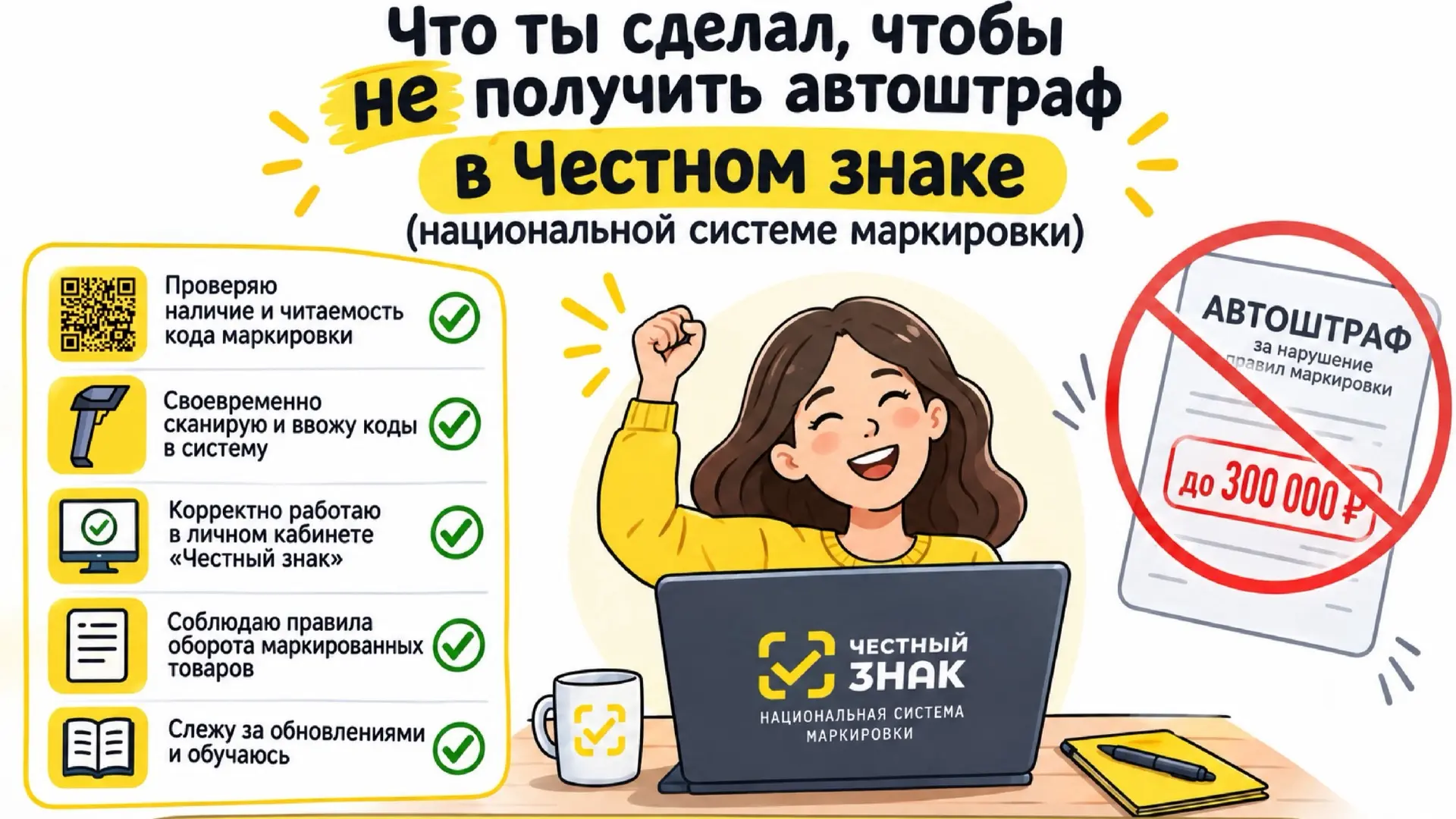 «Честный ЗНАК»: за какие нарушения предусмотрены автоштрафы