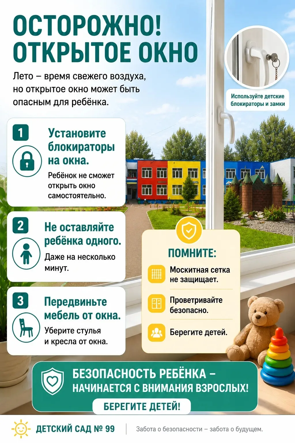 💥  Лето... Жара... Хочется открыть окна настежь, чтобы впустить в дом свежий воздух.
☀️ Но именно в