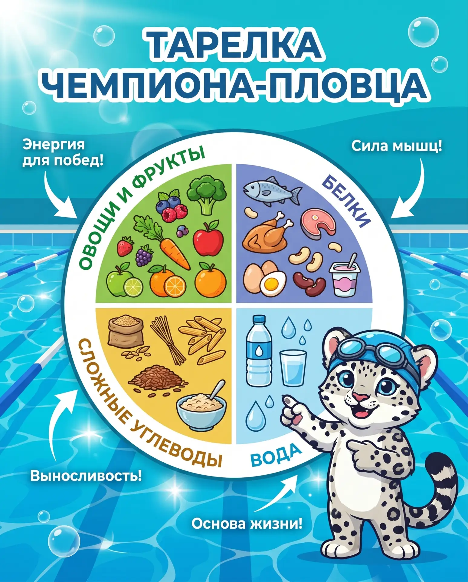 🥦 Что в тарелке у чемпиона? Секреты от Баси!