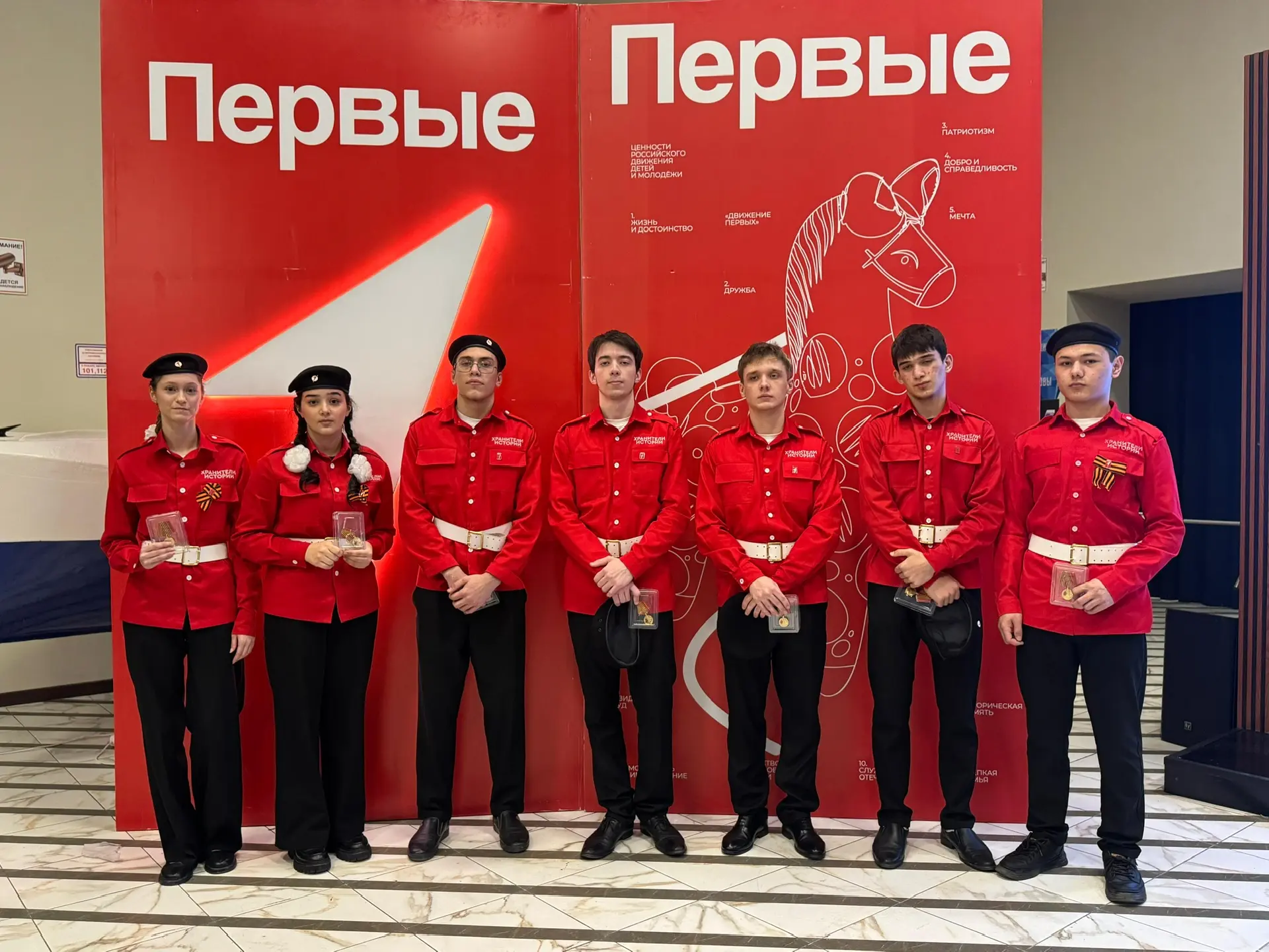 ⭐️Гордимся! Наши Первые — в строю Победителей!  Великий праздник — 80-летие Победы в Великой Отечест