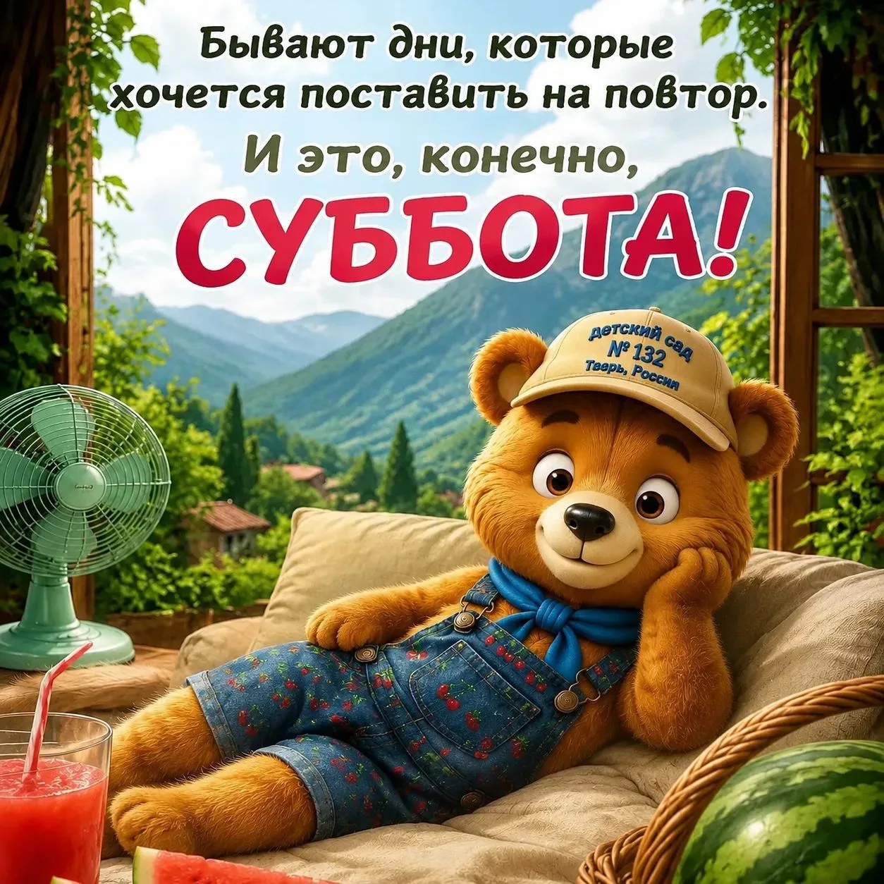 ☀️ Лето в самом разгаре, за окном суббота, а это значит – время улыбаться и заряжаться позитивом! 😎