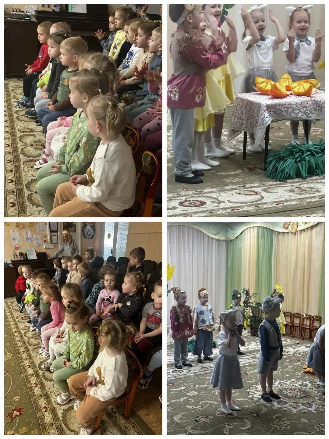 Ребята группы "Солнышко" побывали на премьере театральной постановки"Мы делили апельсин...