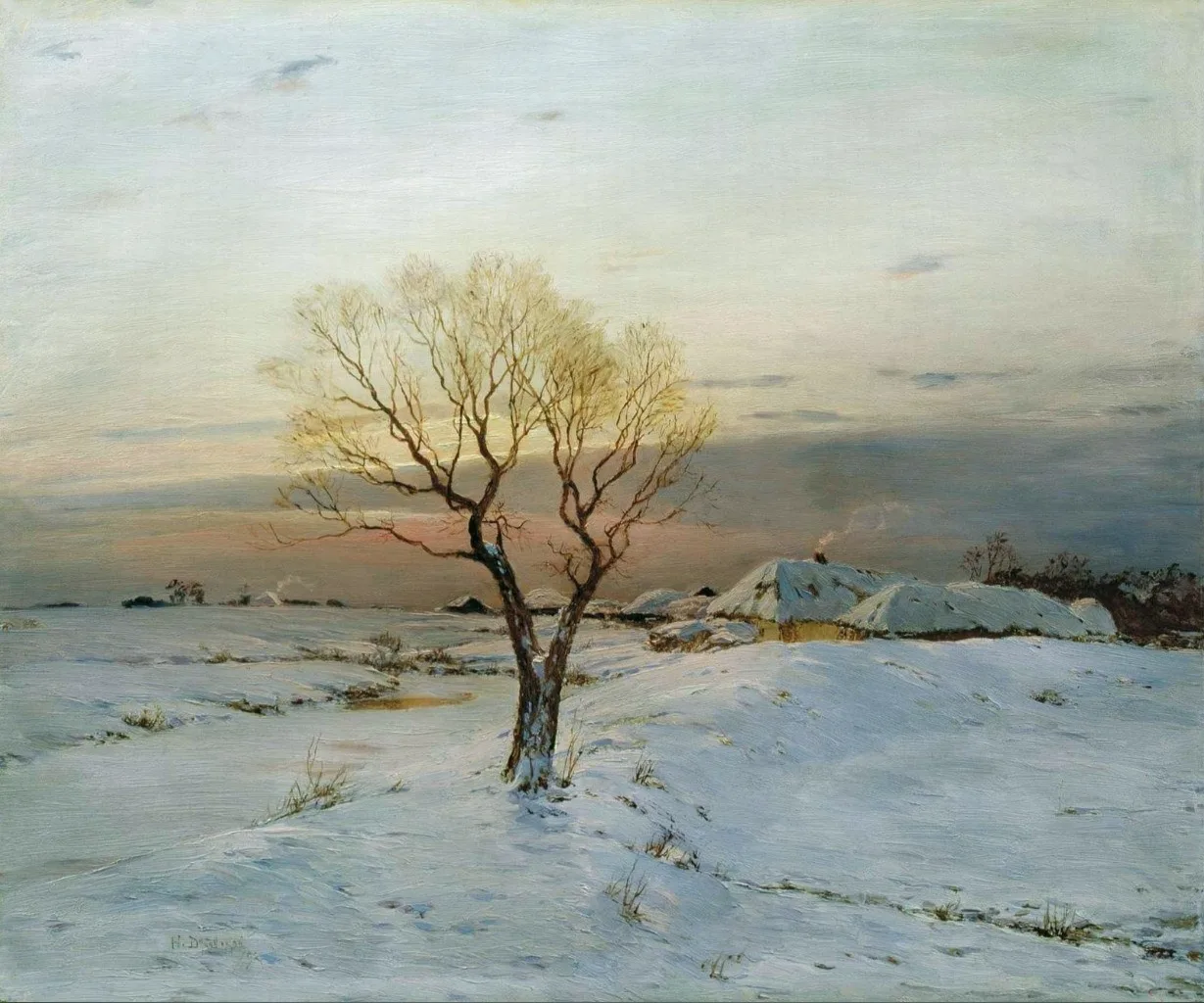 Дубовской Николай Никанорович (1859 - 1918)
«Морозное утро», 1893
Пермская государственная художеств