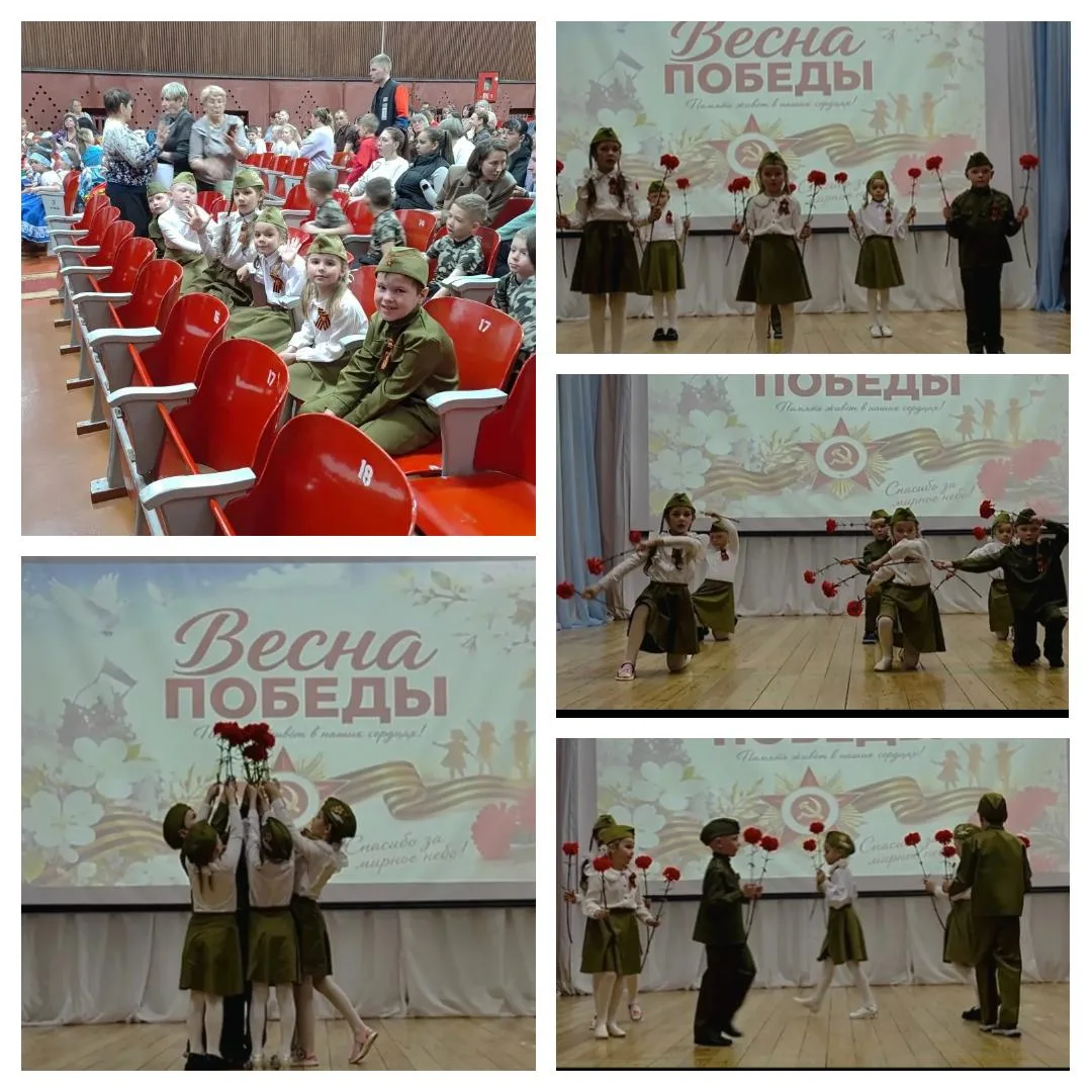 Воспитанники подготовительной группы приняли участие в фестивале "Весна Победы".